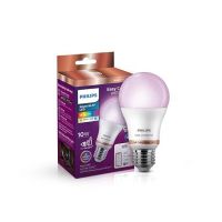 Philips Wiz Smart WI-Fi LED Bulb E27 10-Watt, 16 Million Colors, Compatible with Amazon Alexa and Google Assistant- (Pack of 1)