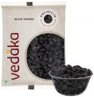 Amazon Brand - Vedaka Premium Black Raisins | Kali Kishmish | 200g