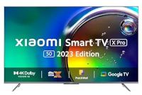 [For HDFC CC Emi] Xiaomi 125 cm (50 inches) X Pro 4K Dolby Vision IQ Series Smart Google TV L50M8-5XIN (Black)