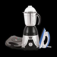 BOSS Combo Pack Mixer Grinder, Dry Iron & Sandwich Toaster (3 in 1, B909)