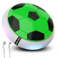 Mirana C-Type USB Rechargeable Hover Football Indoor Floating Hoverball Soccer | Air Football Neon Lite | Made in India Fun Toy Best Gift