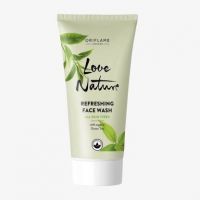 Oriflame LOVE NATURE Refreshing with Organic Green Tea Face Wash  (50 g)
