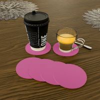 Kuber Industries Coaster | Round Drink Coasters | Foam Tea Coasters for Kitchen | Coasters