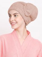 Cortina Microfiber Hair Towel Cap, Soft Absorbent Quick Drying Cap for Curly Thick Hair, Wrap Cap