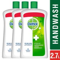 Dettol Original Liquid Soap Jar - 900 ml (Pack of 3)