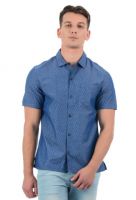 Indian Terrain Blue Slim Fit Printed Shirt