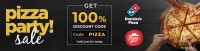 Get 100% off Upto Rs.250 on Domino's/Pizza Hut 