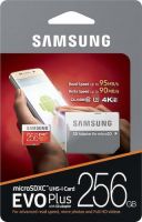 Samsung EVO Plus Micro SDXC Memory Card 256GB 95MB s 