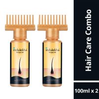 Indulekha Bhringa Hair Oil, 100ml (Pack of 2)