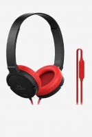 SoundMagic P10S Headphones with Mic (Black/Red)