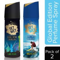 [LD] Set Wet Global Edition Bali Bliss with Las Vegas Live Perfume Spray, 120ml (Pack of 2)