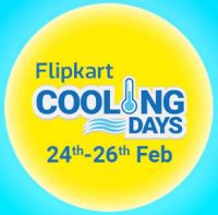 Flipkart Cooling Days 22nd - 24th Feb 