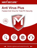 Max Secure Software Anti Virus Plus Version 6 1 PCs, 1 Years (Email Delivery in 2 Hours - No CD)