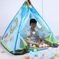 Toyshine Lightweight Folding Indian Teepee Tent Play House (Balls Not Included)