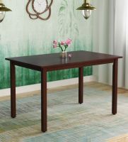 Stella Four Seater Dining Table in Dark Walnut Finish by HomeTown
