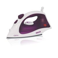 Inalsa Optra 1200-Watt Steam Iron with Ceramic Coated Sole Plate (White/Purple)