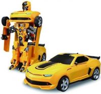 AR Enterprises Robot Transformer Converting Into Kids Toy Car (Yellow)  (Multicolor)