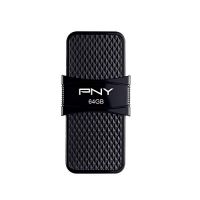 PNY Duo Link OTG 64GB Pen Drive (Black)