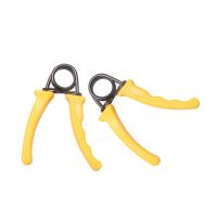 Fitkit FK97006 PP Hand Grip Pair, Adult (Yellow Black)