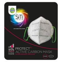 Dettol Anti Pollution Mask N95 Siti Shield Carbon Activated, 1 Unit