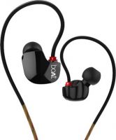 boAt Nirvanaa Uno Wired Headset with Mic  (Black, In the Ear)