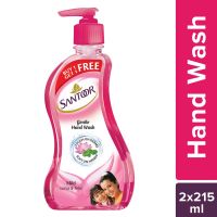 Santoor Hand Wash Mild 215ml (Buy 1 Get 1 Free)