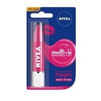 NIVEA Lip Crayon, COLORON Hot Pink, 3g