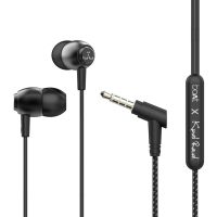 boAt BassHeads 162 Wired Earphones with Dual Tone Braided Cable, in-line Mic and HD Sound, boAt X Kunal Rawal Special Edition. (Victoria Black)