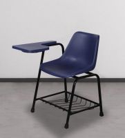 Study Chair With Writing Pad In Blue Colour By Lakdi