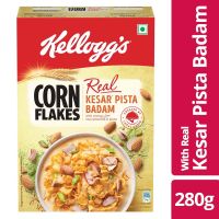 [Pantry] Kellogg's Cornflakes Real Kesar Pista Badaam Pouch, 280 g