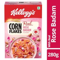 [Pantry] Kellogg's Cornflakes Real Rose Badaam Pouch, 280g