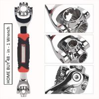 GREEVA 48 in1 Spanner Socket Wrench Multifunction Universal Tool kit (Silver)