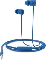 [Select Axis Card] Portronics Conch 204 Wired In-ear Earphones with Mic, POR 767 (Blue)