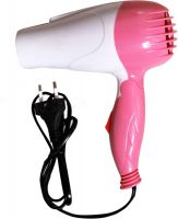 Bhavya HD-1209 Foldable Hair Dryer(White, Pink)
