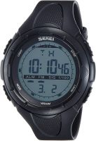 SKMEI Analog-Digital Green Dial Men's Watch - DG1025 (Gent Size BLK)