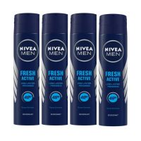 Nivea Fresh Active Original 48 Hours Deodorant, 150 ml (Pack of 4)
