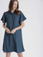 [Size S, M, L] Chemistry Women Shirt Blue Dress