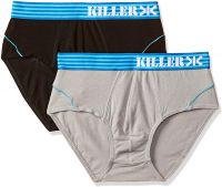 [Size L] KILLER Bodywear Men's Plain Brief (Pack of 2)