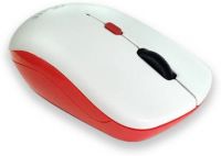 Amkette HushPro-The Quiet Wireless Optical Mouse  (2.4GHz Wireless, White)