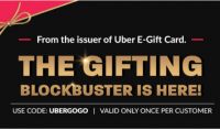 Gift any E-Gift Card of Rs.50 & above & Get an Assured Uber E-Gift Card worth Rs.20 
