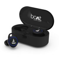 boAt Airdopes 311v2 True Wireless Earbuds (Bluetooth V5.0) with HD Sound and Sleek Design, Integrated Controls with in-Built Mic and 500mAh Charging Case (Active Black)