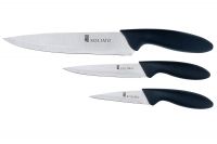 Amazon Brand - Solimo Classic Stainless Steel 3-Piece Knife Set