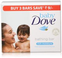 Baby Dove Rich Moisture Bar, 75 g (Pack of 3)