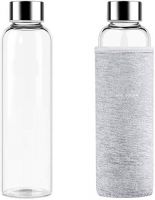 AEC® Borosilicate Glass Water Bottle 600ml BPA-Free Leak Proof Ideal