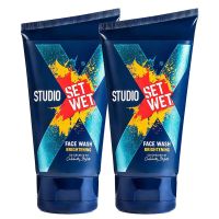 Set Wet Studio X Face Wash For Men - Brightening 100 ml (Pack of 2)