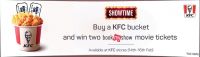 Buy KFC Bucket And Win Two Bookmyshow Movie Tickets 
