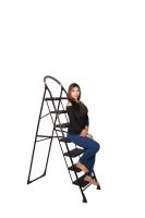 [Selected Pincodes] PARASNATH Back Heavy Folding Ladder With Wide Steps Milano 7 Steps 7.3 Ft