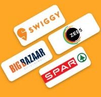 [3PM - 9PM] Flat 7% Off on Big Bazaar, Swiggy, Zee5 Gift Cards 