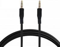 FluSun india Aux Cable 1.5 m AUX Cable  (Compatible with Premium Stereo Devices, Black)