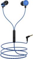 boAt BassHeads 172 Wired Headset  (Blue, Wired in the ear)